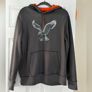 American Eagle Outfitters Black and Orange Athletic Hoodie